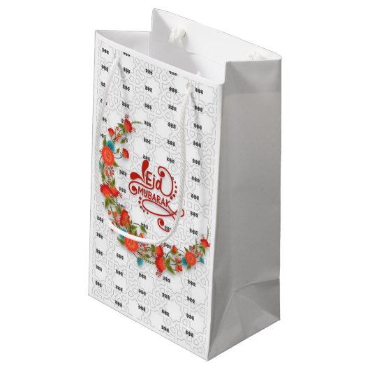 Blume Kleine Geschenktüte (Rückseite Schrägansicht)