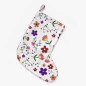 Blume Kleiner Weihnachtsstrumpf (Vorderansicht (hängend))