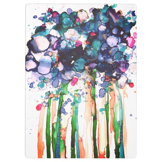 Blume Klemmbrett (Rückseite)