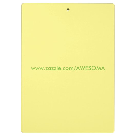 Blume Klemmbrett (Rückseite)