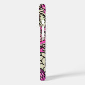 BLUME, KLETTERKLEIDEN UND ZEICHEN Rosa Lila Case-Mate iPhone Hülle (Rückseite / Links)