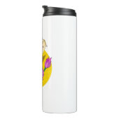 Blume Koi Fish Thermosbecher (Nach rechts gedreht)