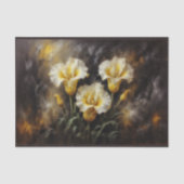 Blume-Komposition Gelbklee Nr. 3 Seidenpapier (Vorderseite)