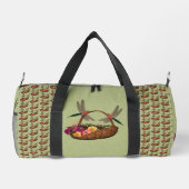 Blume-Korb für Libellen Personalisiert Duffle Bag (Rückseite)