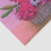 Blume Korbmalerei Seidenpapier (Ausschnitt)