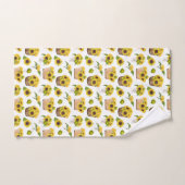 Blume Korbsonnenblumen niedlich Handtuch (Handtuch)