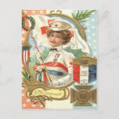 Blume-Kranz Postkarte (Vorderseite)