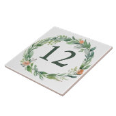 Blume-Kranz-Zeichen Fliese (Seite)