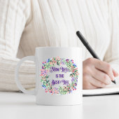 Blume Kraut Mama Leben ist das beste Leben Kaffeetasse