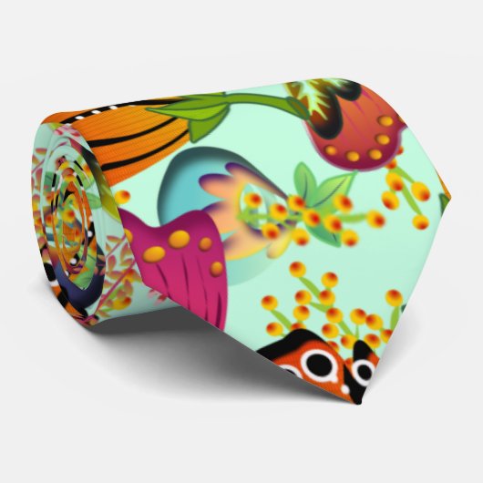 Blume Krawatte (Gerollt)