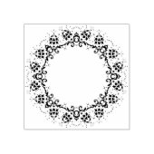 Blume Kreis Silhouette Briefmarke Gummistempel (Prägung)