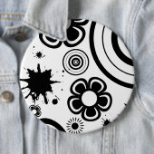Blume, Kreise, Muster der Spritzer Button (Beispiel)