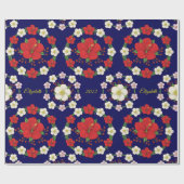 Blume Krone. B RH&YF Geschenkpapier (Flach)