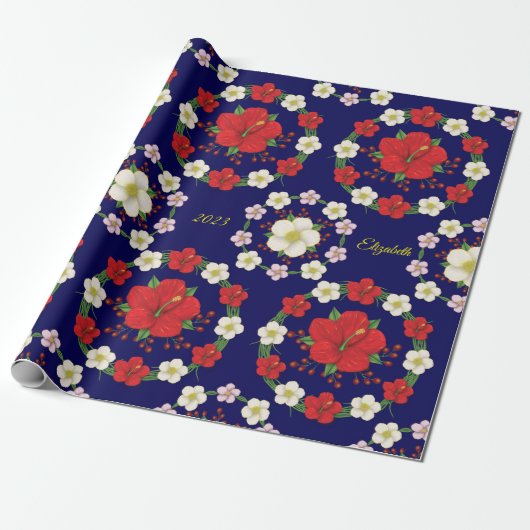 Blume Krone. B RH&YF Geschenkpapier (Ungerollt)