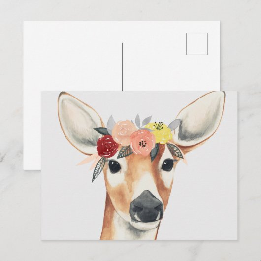 Blume Kronenwald Postkarte (Vorne/Hinten)