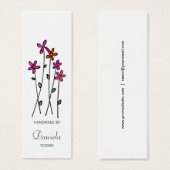 Blume, Küchen- und Handwerksschilder (Vorne & Hinten)
