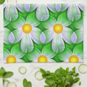 Blume Küchentuch (Gefaltet)