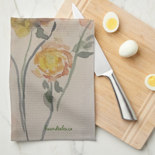 Blume Küchentuch (Viertel Falte)