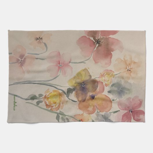 Blume Küchentuch (Horizontal)
