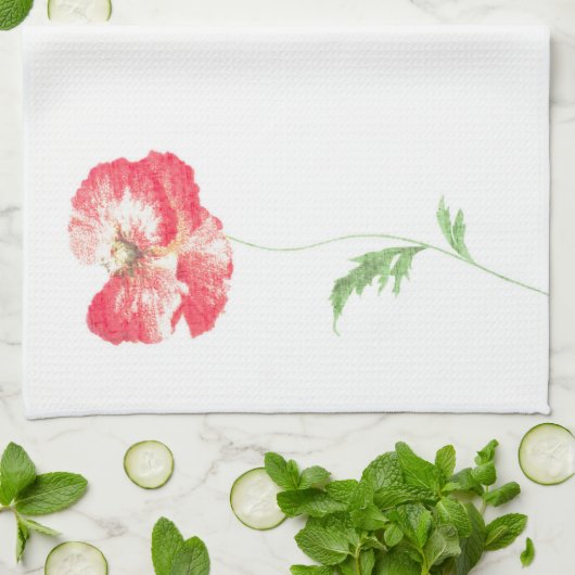 Blume Küchentuch (Gefaltet)