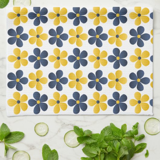 Blume Küchentücher (Gefaltet)