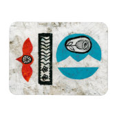 Blume Kühlschrank Magnet (Horizontal)