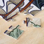 Blume, Kunst Deko, modern, nahtlos. Puzzle (Seite)