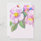 Blume Kunst, Dichtung und Musik Dankeskarte (Rückseite)