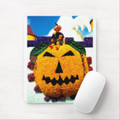 Blume Kürbis und Hexe Mousepad (Mit Mouse)