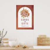 Blume Kürbisgewächse Poster (Küche)