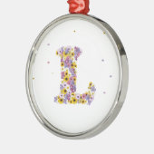 Blume L Ornament Aus Metall (Links)