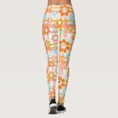 Blume Lächeln Leggings (Rückseite)
