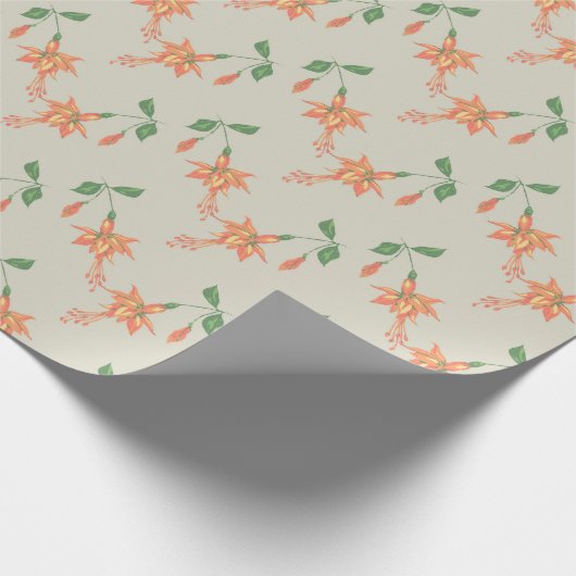 Blume-Lackpapier für Honeysuckle Geschenkpapier (Ecke)