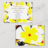 Blume laden begleitkarte (Vorne/Hinten)