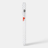 Blume Lady - Black Retro Edition iPhone Hülle (Linke Seite)