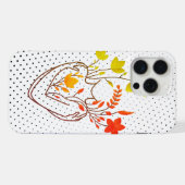 Blume Lady - Black Retro Edition iPhone Hülle (Rückseite (Horizontal))