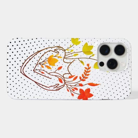 Blume Lady - Black Retro Edition iPhone Hülle (Rückseite (Horizontal))