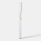 Blume Lady - Black Retro Edition iPhone Hülle (Rechte Seite)