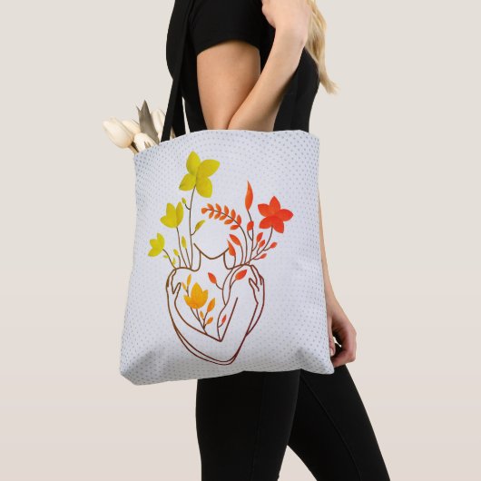 Blume Lady - farbenfrohe Mix Edition Tasche (Von Nahem)
