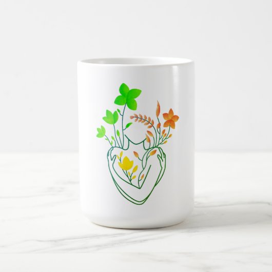 Blume Lady - Retro Color Edition Kaffeetasse (Mittel)