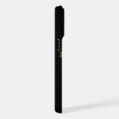 Blume Lady - Retro Dark Edition iPhone Hülle (Rechte Seite)