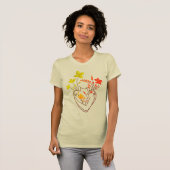 Blume Lady - Retro Edition T - Shirt (Vorne ganz)