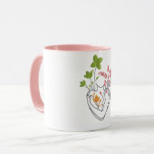 Blume Lady - Retro Rose Edition Tasse (Vorderseite Links)