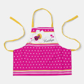 Blume Ladybug Schürze (Vorderseite)