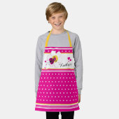 Blume Ladybug Schürze (Getragen)