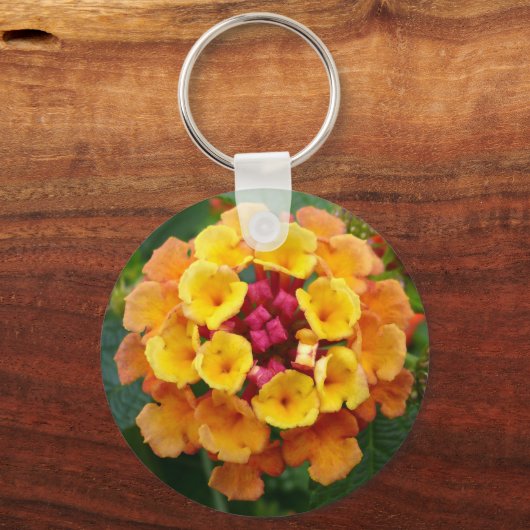 Blume Lantana II Schlüsselanhänger (Vorderseite)