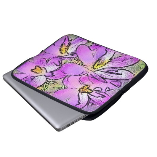 BLUME LAPTOPSCHUTZHÜLLE (Vorne Knopf)