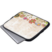 Blume Laptopschutzhülle (Vorne Knopf)