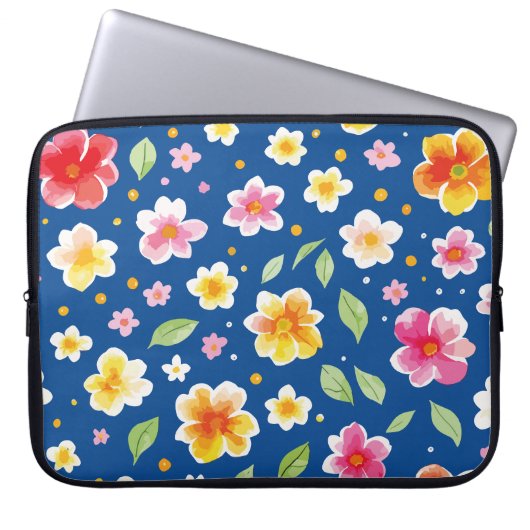 Blume Laptopschutzhülle (Vorderseite)