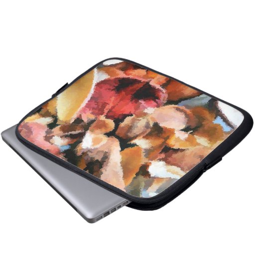 BLUME LAPTOPSCHUTZHÜLLE (Vorne Knopf)